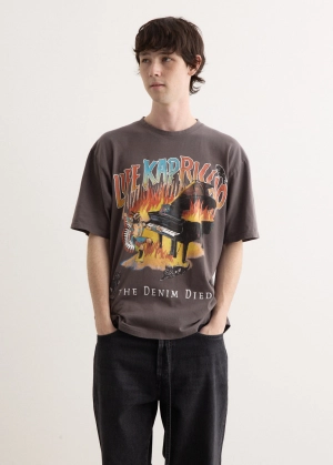 20/-Jersey Crew T-Shirt (BURNING PIANO)