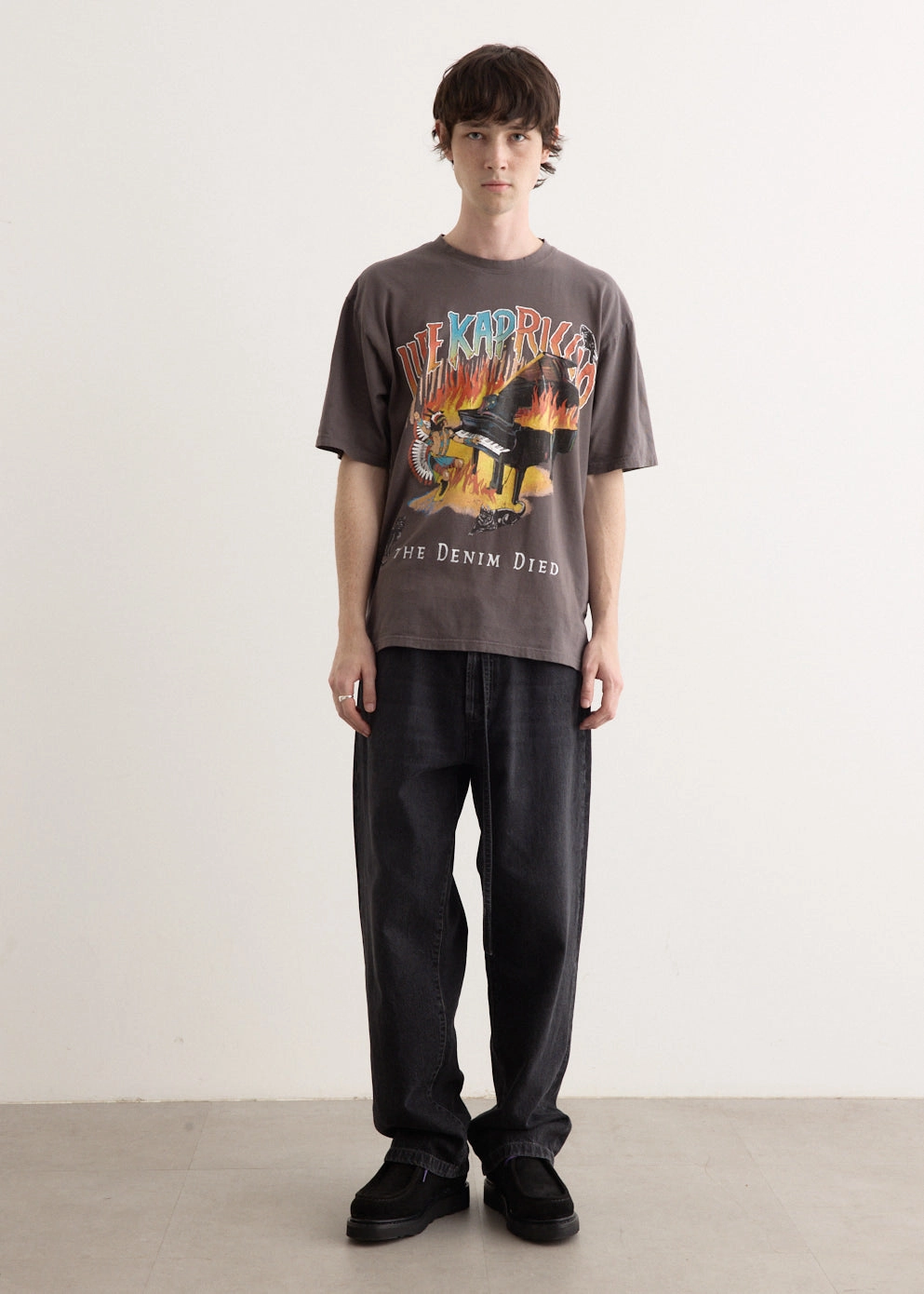20/-Jersey Crew T-Shirt (BURNING PIANO)