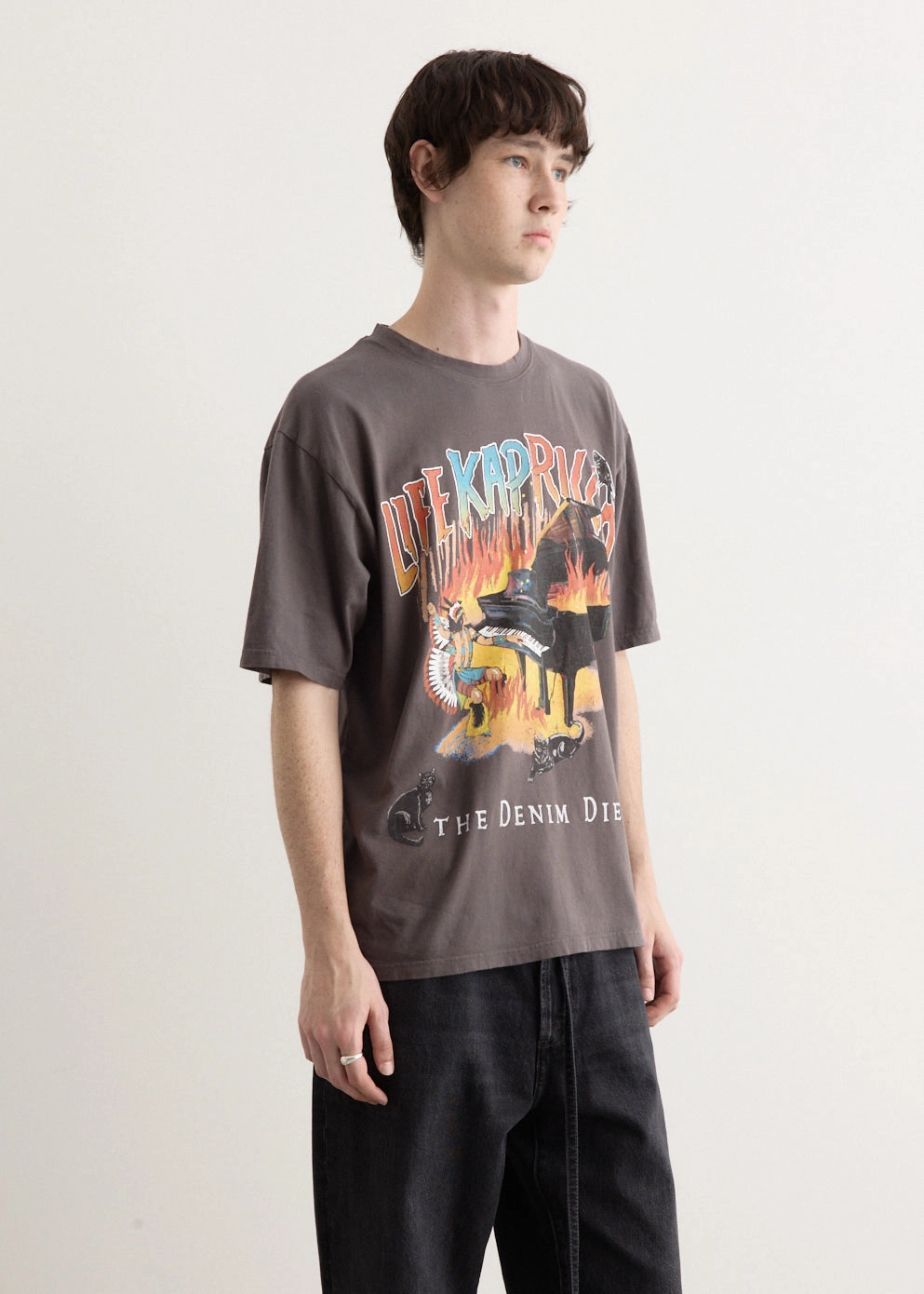 20/-Jersey Crew T-Shirt (BURNING PIANO)