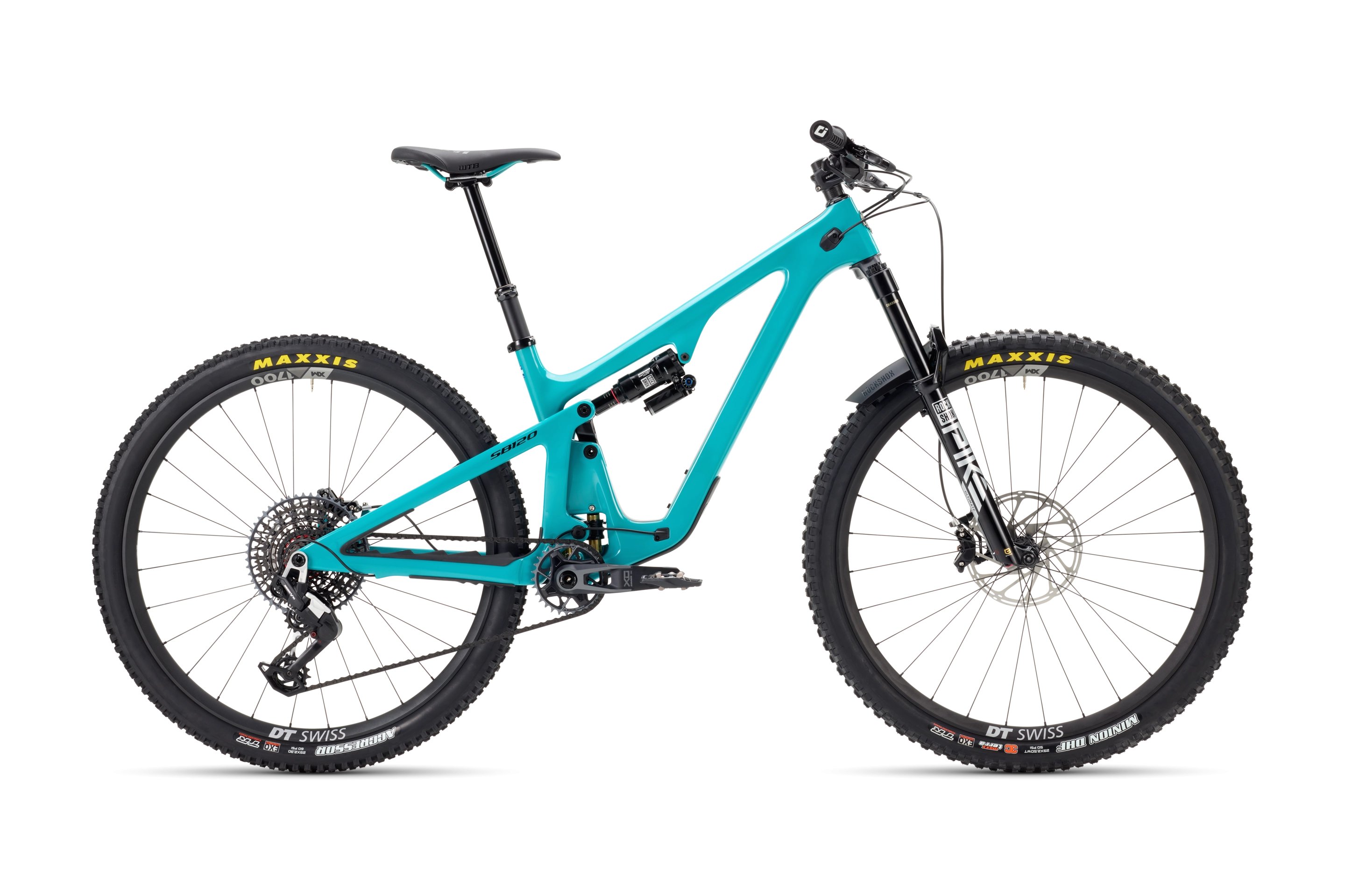2025 Yeti SB120 Lunch Ride Turq Series 29" Complete Mountain Bike - LR T2 X0/E90 Transmission Build