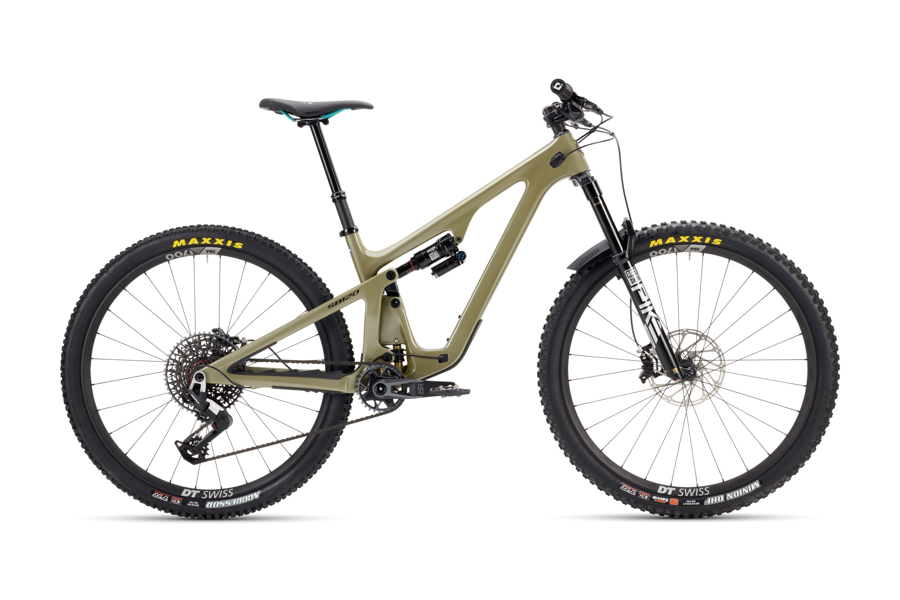 2025 Yeti SB120 Lunch Ride Turq Series 29" Complete Mountain Bike - LR T2 X0/E90 Transmission Build