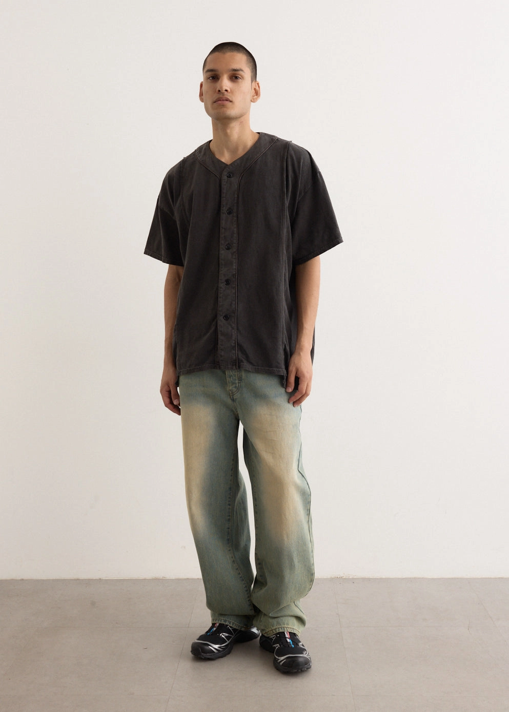 3 Cut Wide Baseball T-Shirt