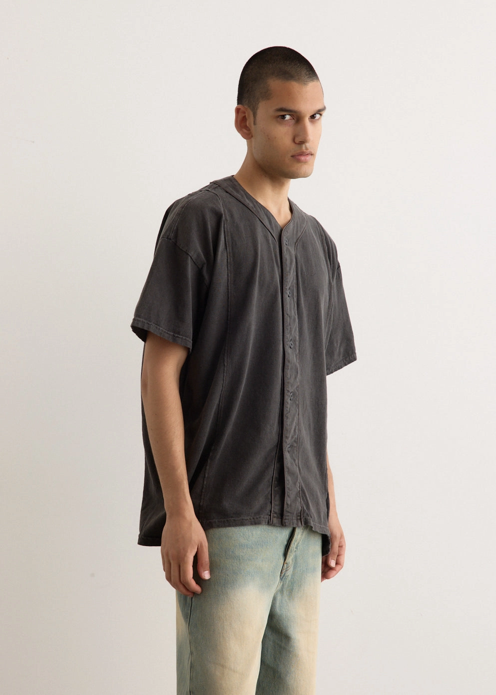 3 Cut Wide Baseball T-Shirt