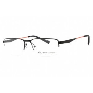 Armani Exchange Men's Eyeglasses - Matte Black Frame Clear Demo Lens | AX1038 6063