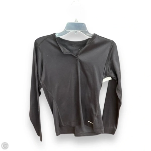 Athletic Top Long Sleeve Crewneck By Patagonia In Black, Size: M