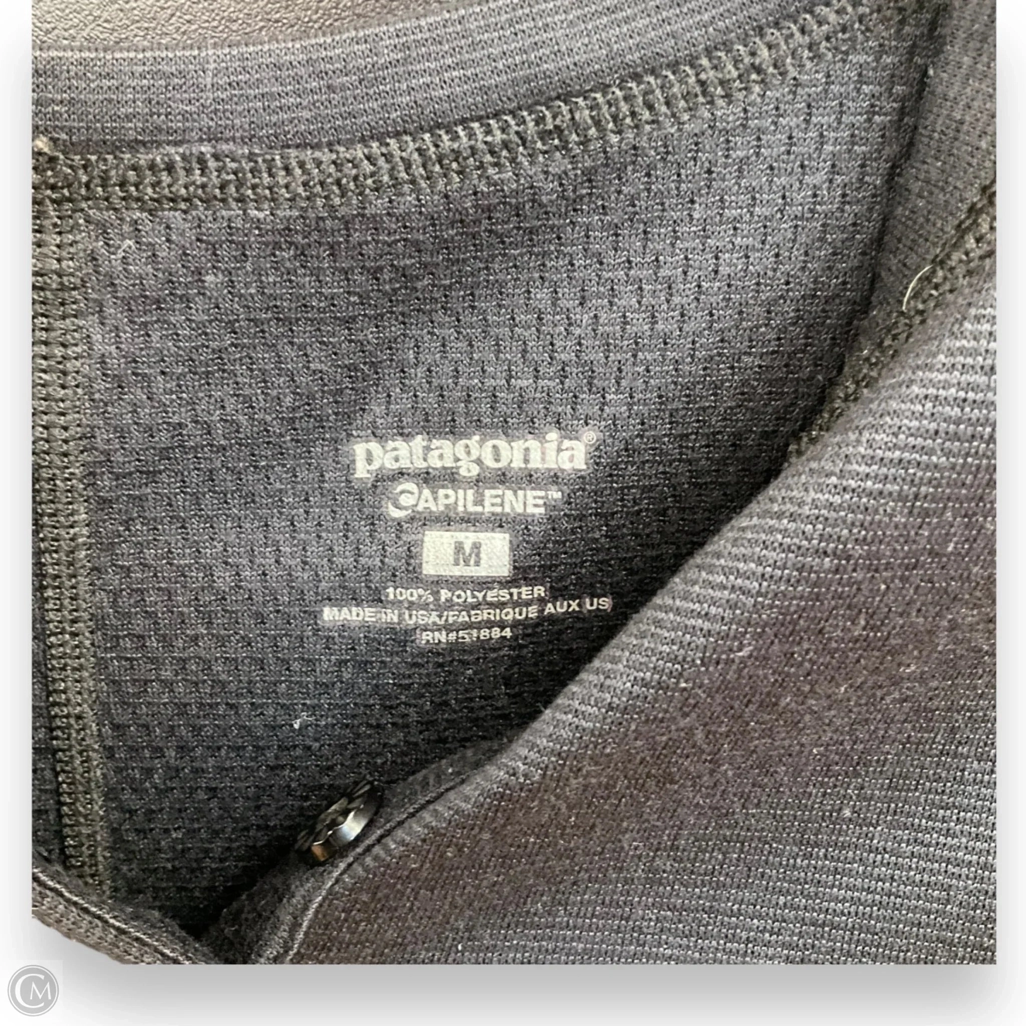 Athletic Top Long Sleeve Crewneck By Patagonia In Black, Size: M
