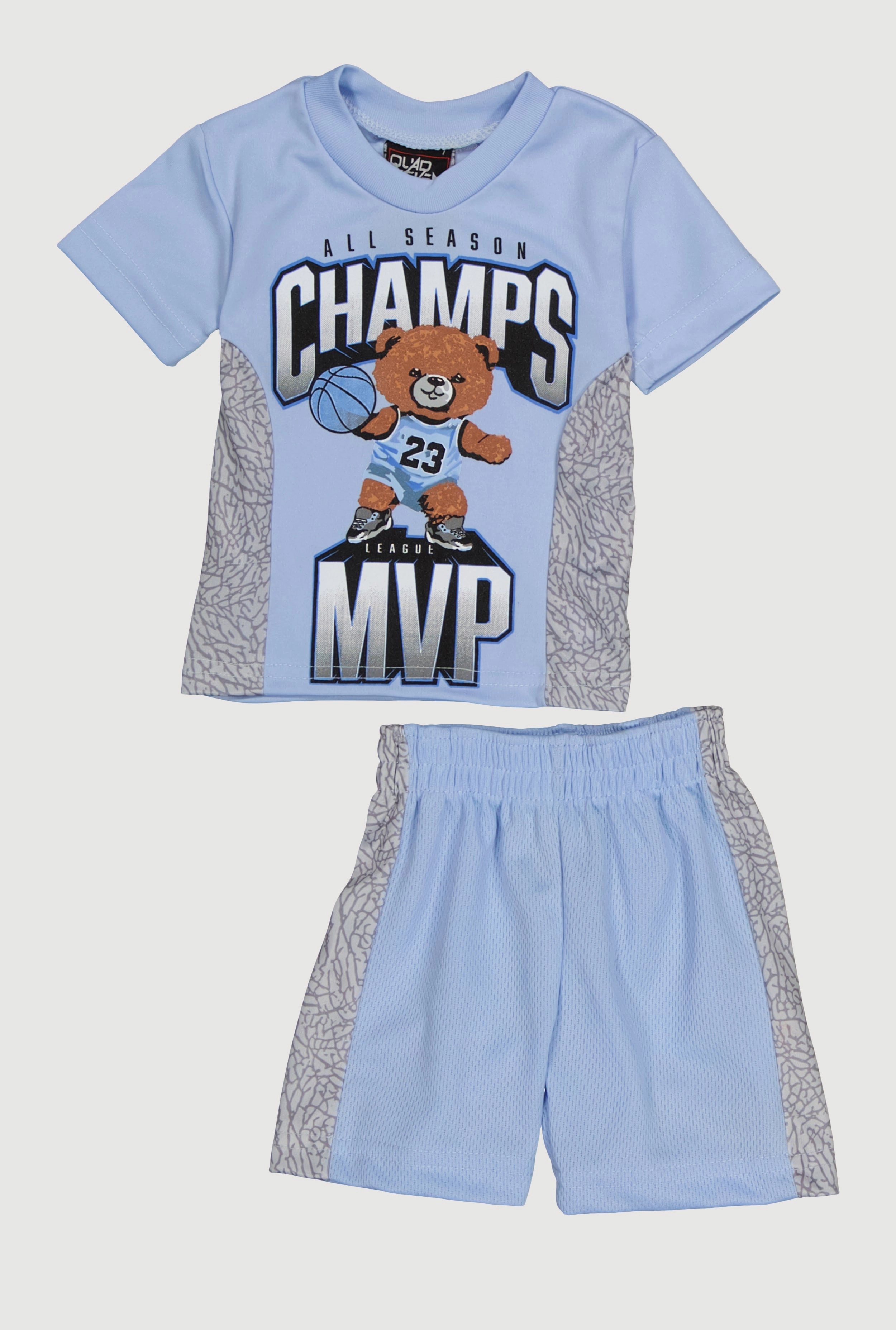 Baby Boys 0-9M All Season Champs Tee and Shorts
