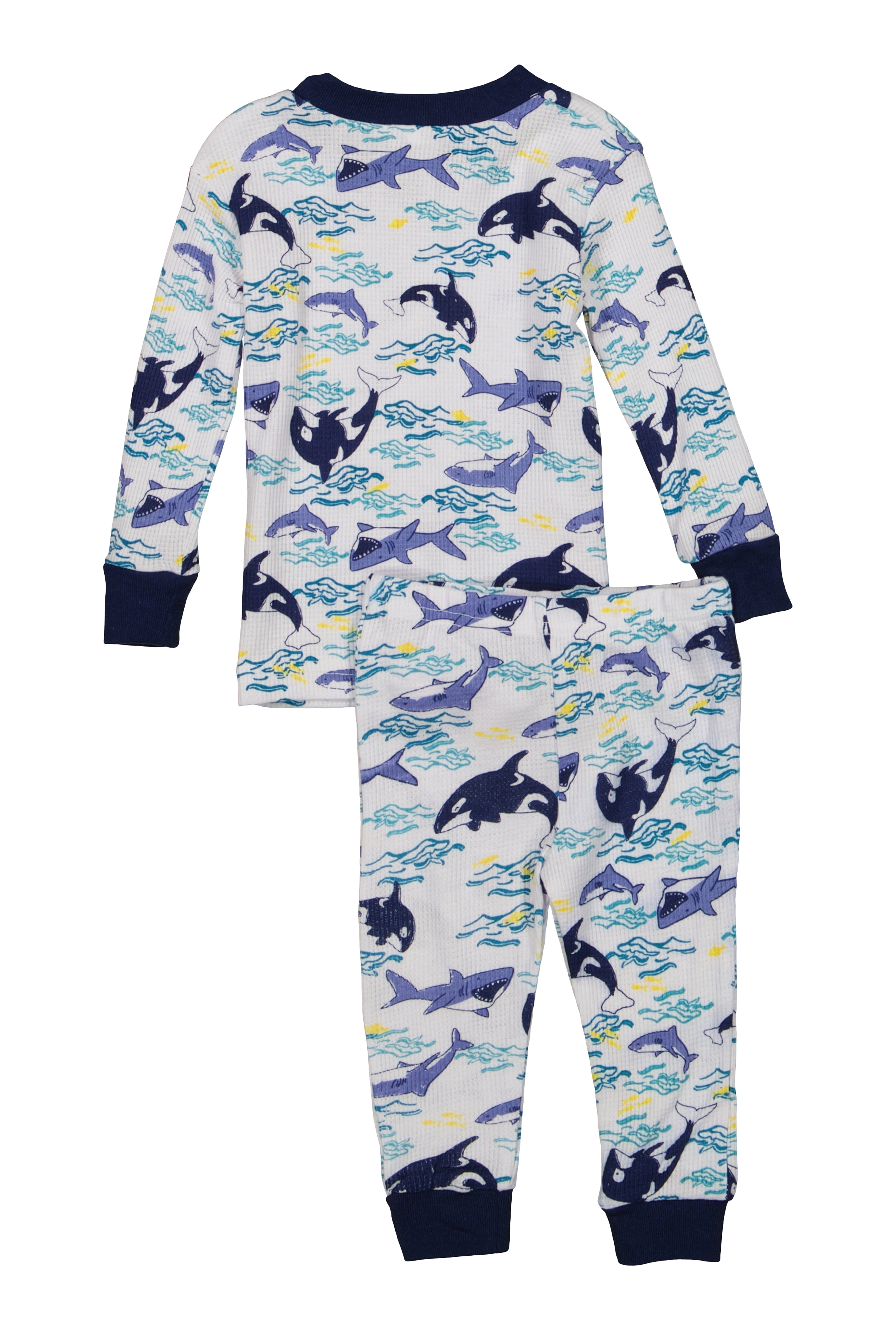 Baby Boys 12-24M Graphic Print Thermal Top and Pants Set