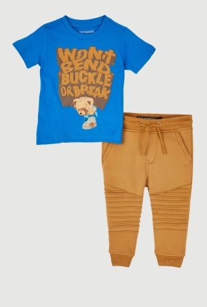 Baby Boys Wont Bend Buckle Or Break Tee and Joggers