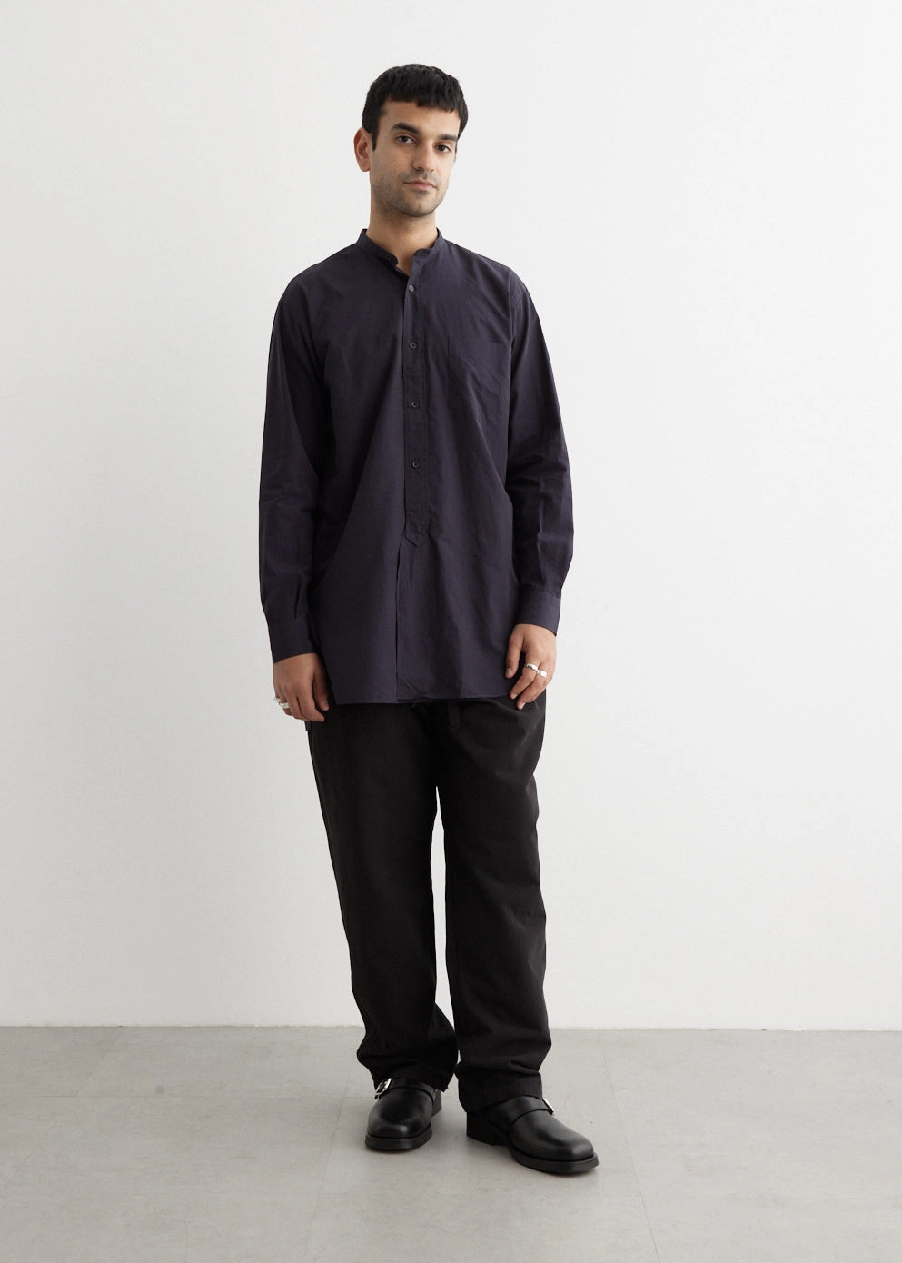Band Collar Shirt