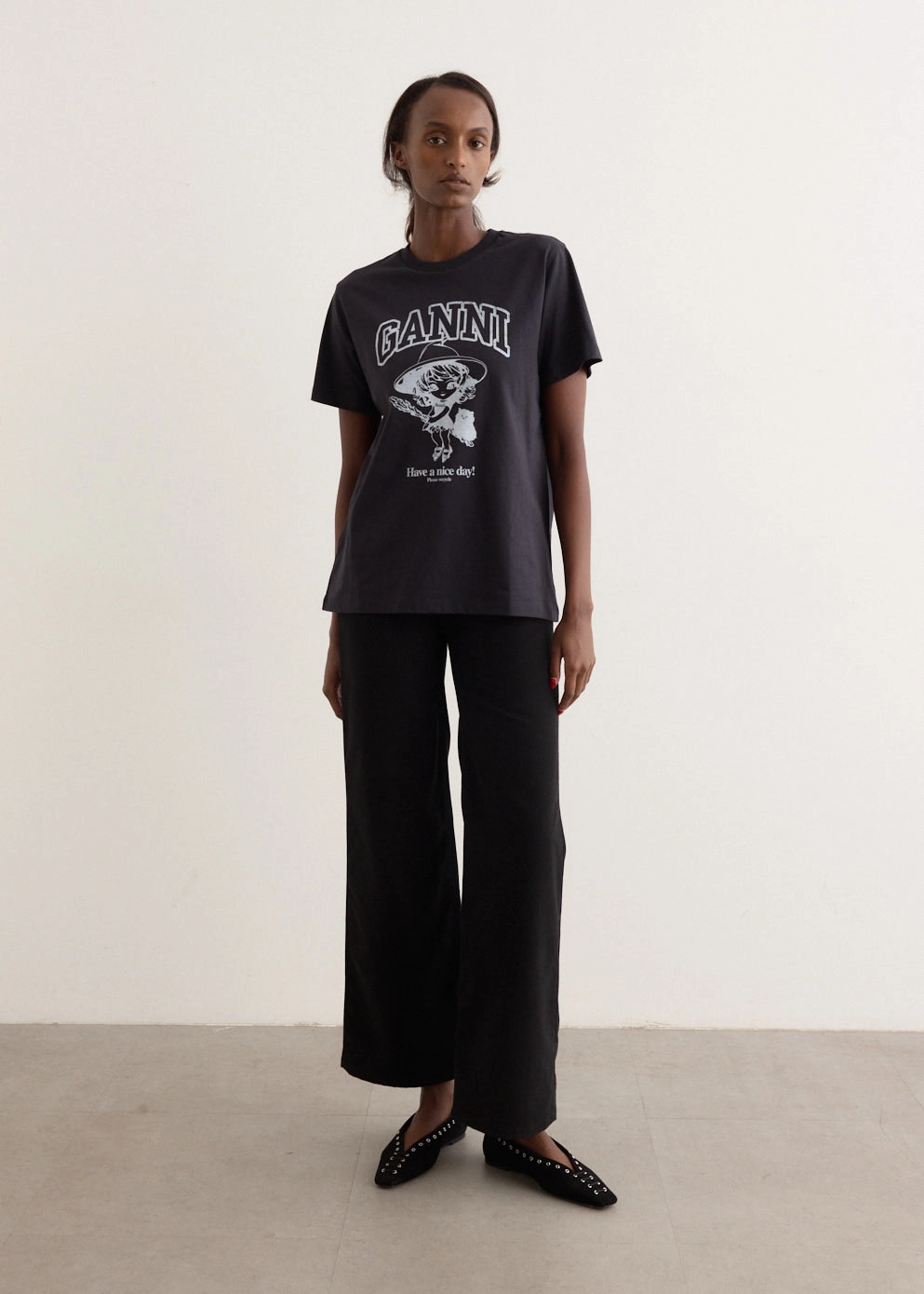 Basic Cotton Witch Relaxed T-Shirt