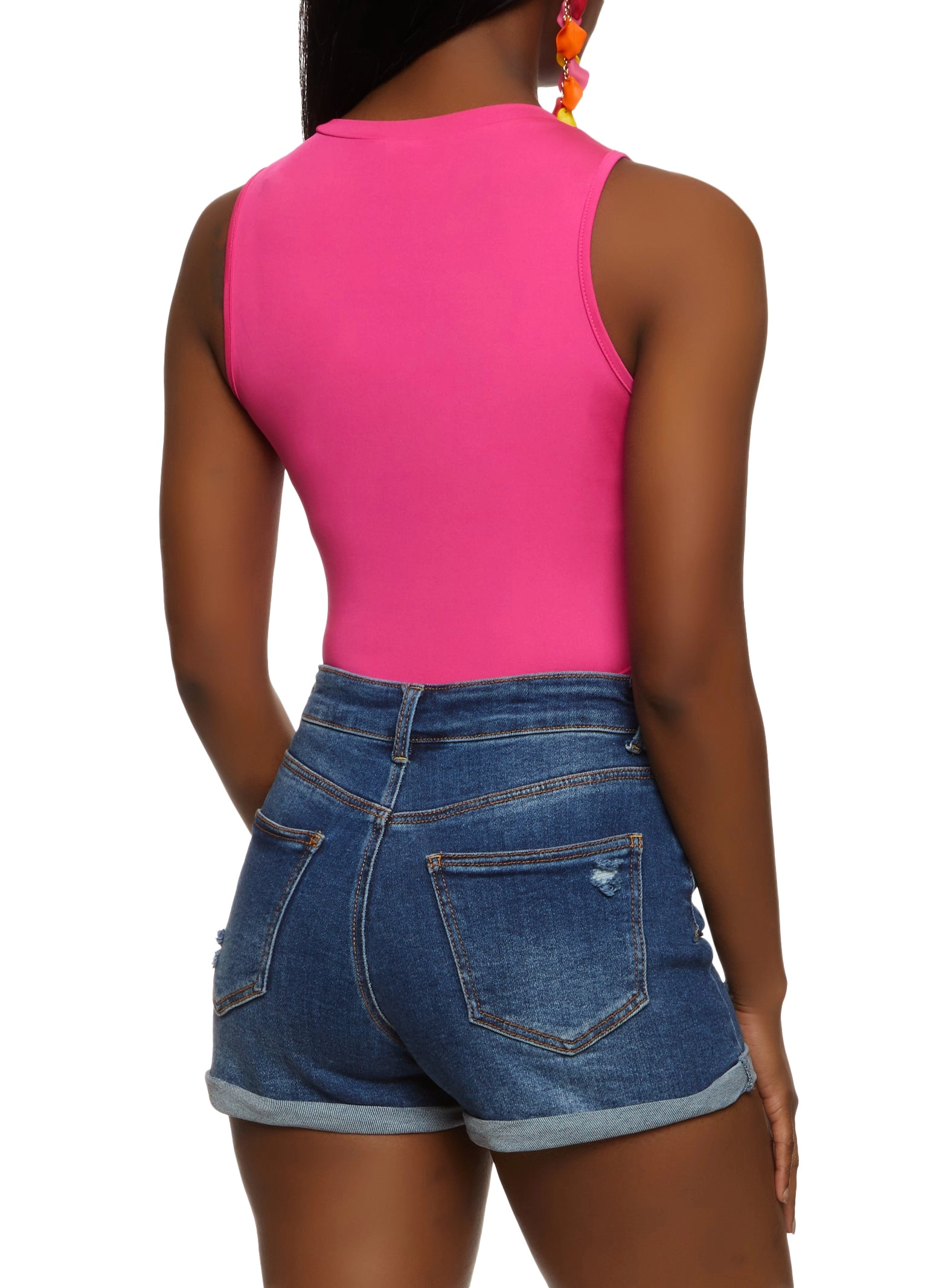 Basic Crew Neck Tank Bodysuit