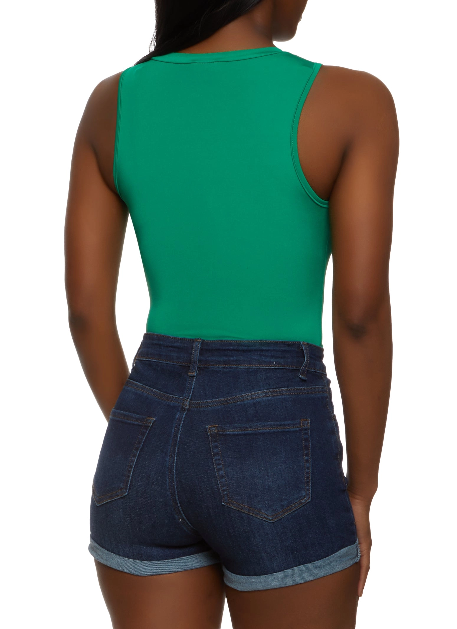 Basic Crew Neck Tank Bodysuit