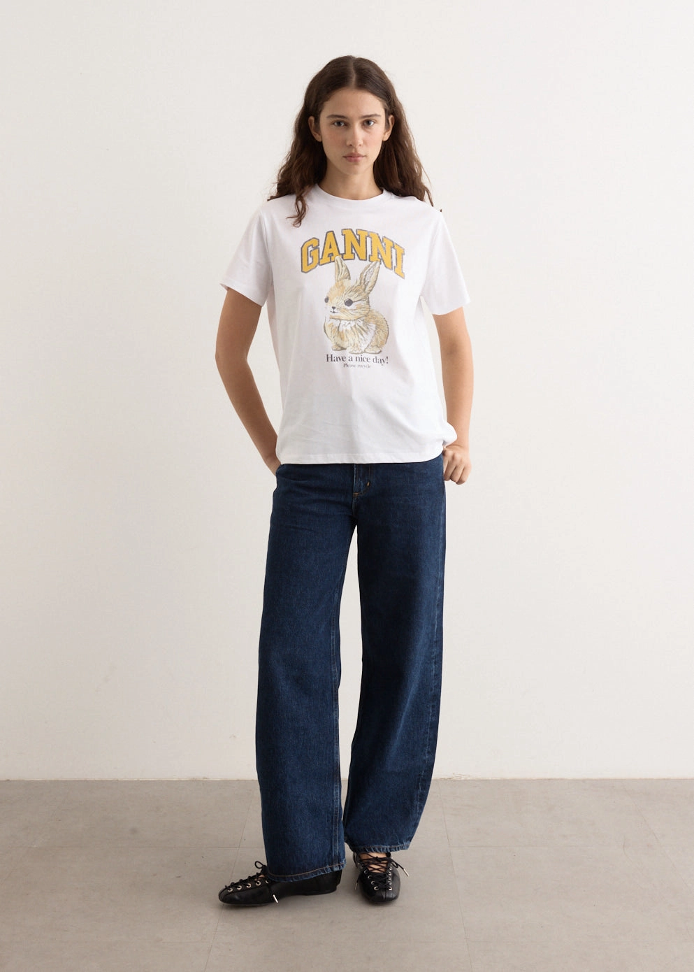 Basic Jersey Baby Bun Relaxed T-Shirt