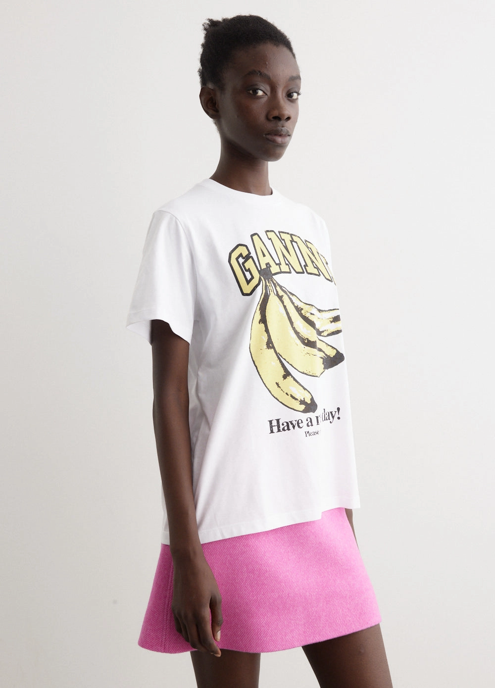 Basic Jersey Banana Relaxed T-Shirt