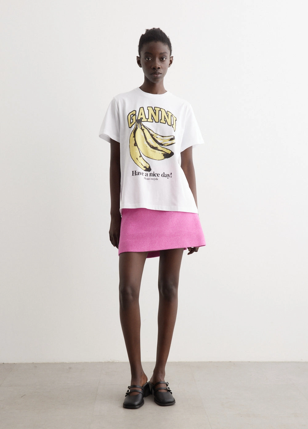 Basic Jersey Banana Relaxed T-Shirt