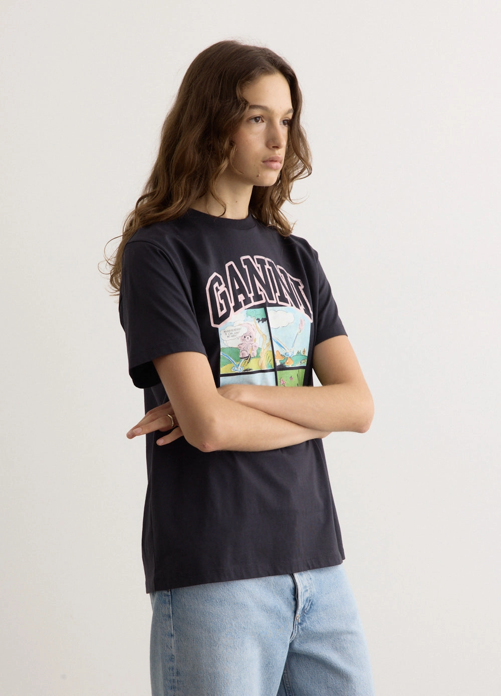 Basic Jersey BD Teddy Relaxed T-Shirt