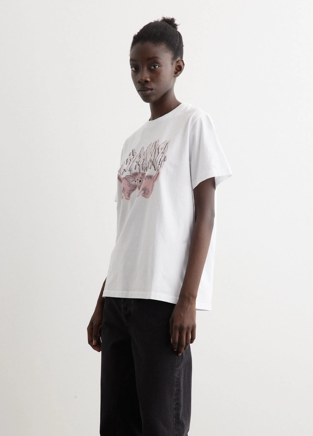 Basic Jersey Cats Relaxed T-Shirt