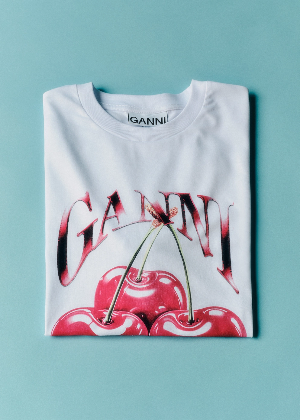 Basic Jersey Cherry Relaxed T-Shirt - OLD SKU, KEEP OFFLINE