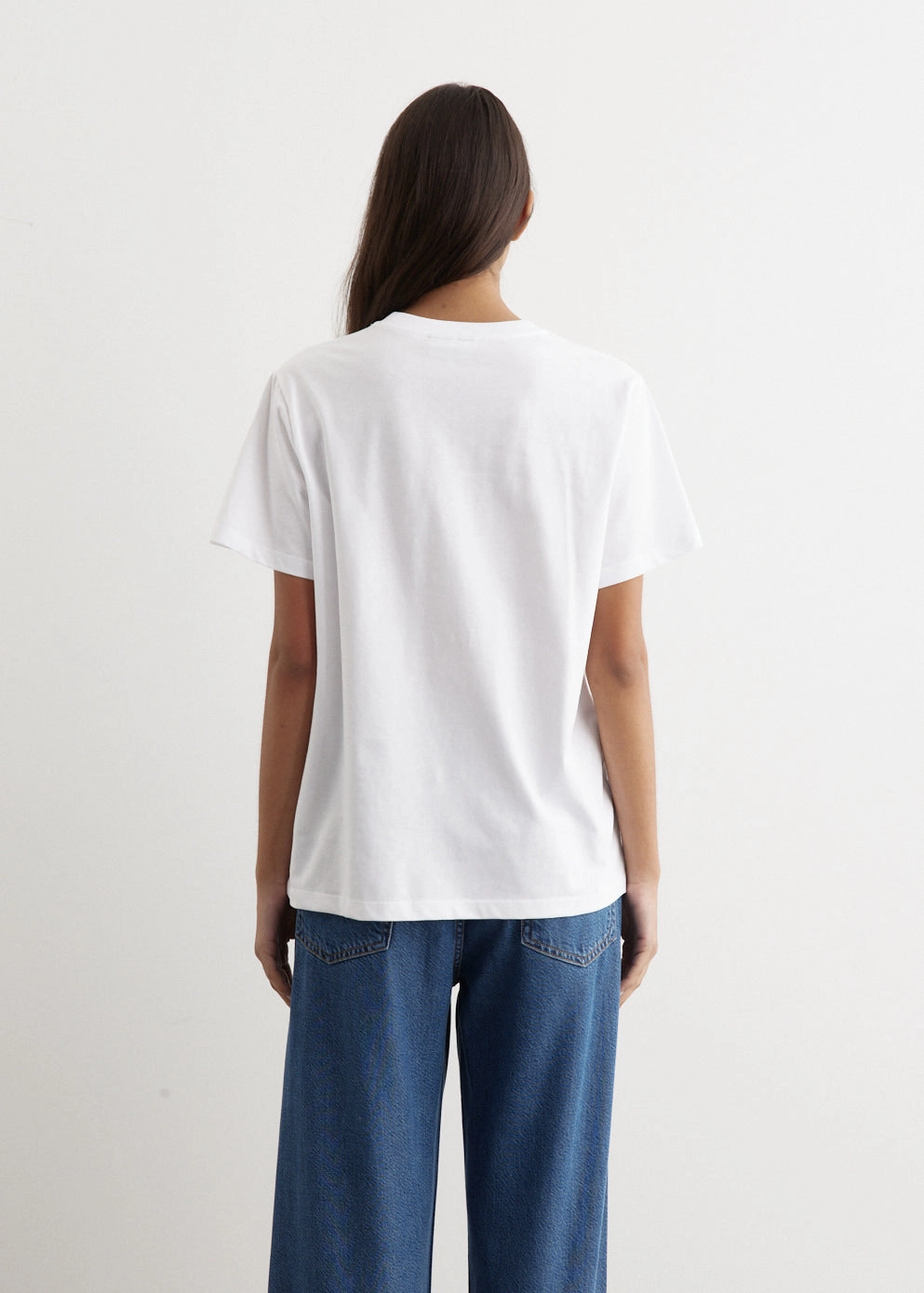 Basic Jersey Flower Relaxed T-Shirt