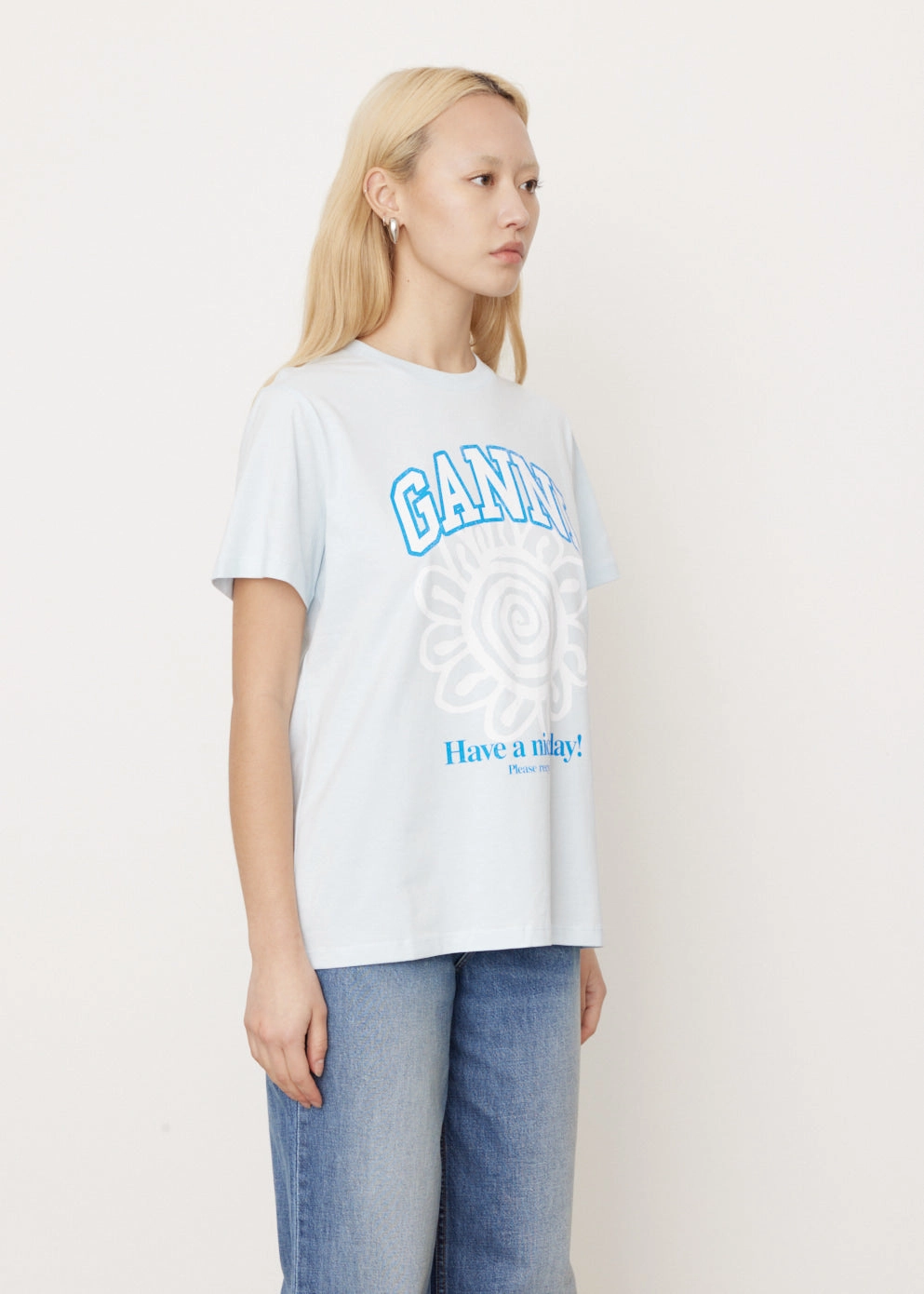 Basic Jersey Flower T-Shirt