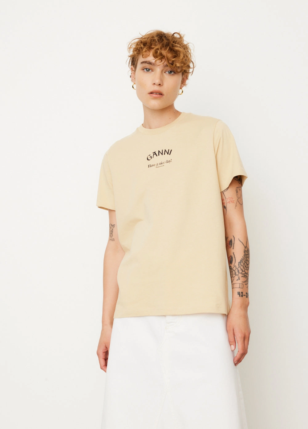 Basic Jersey GANNI T-Shirt