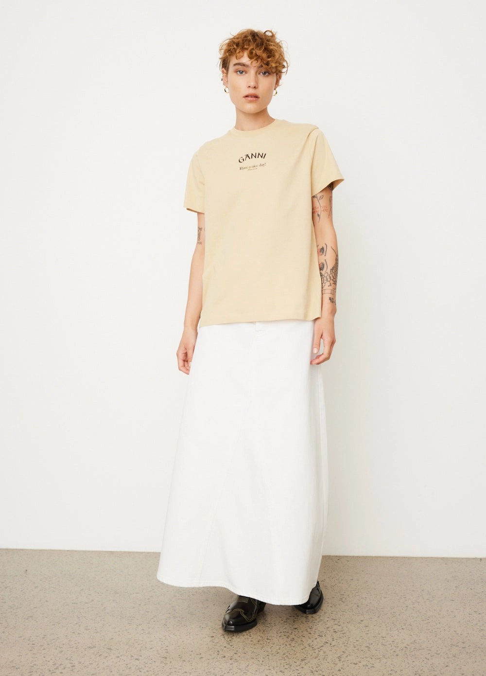Basic Jersey GANNI T-Shirt
