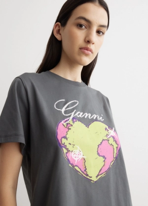 Basic Jersey Heart Relaxed T-Shirt