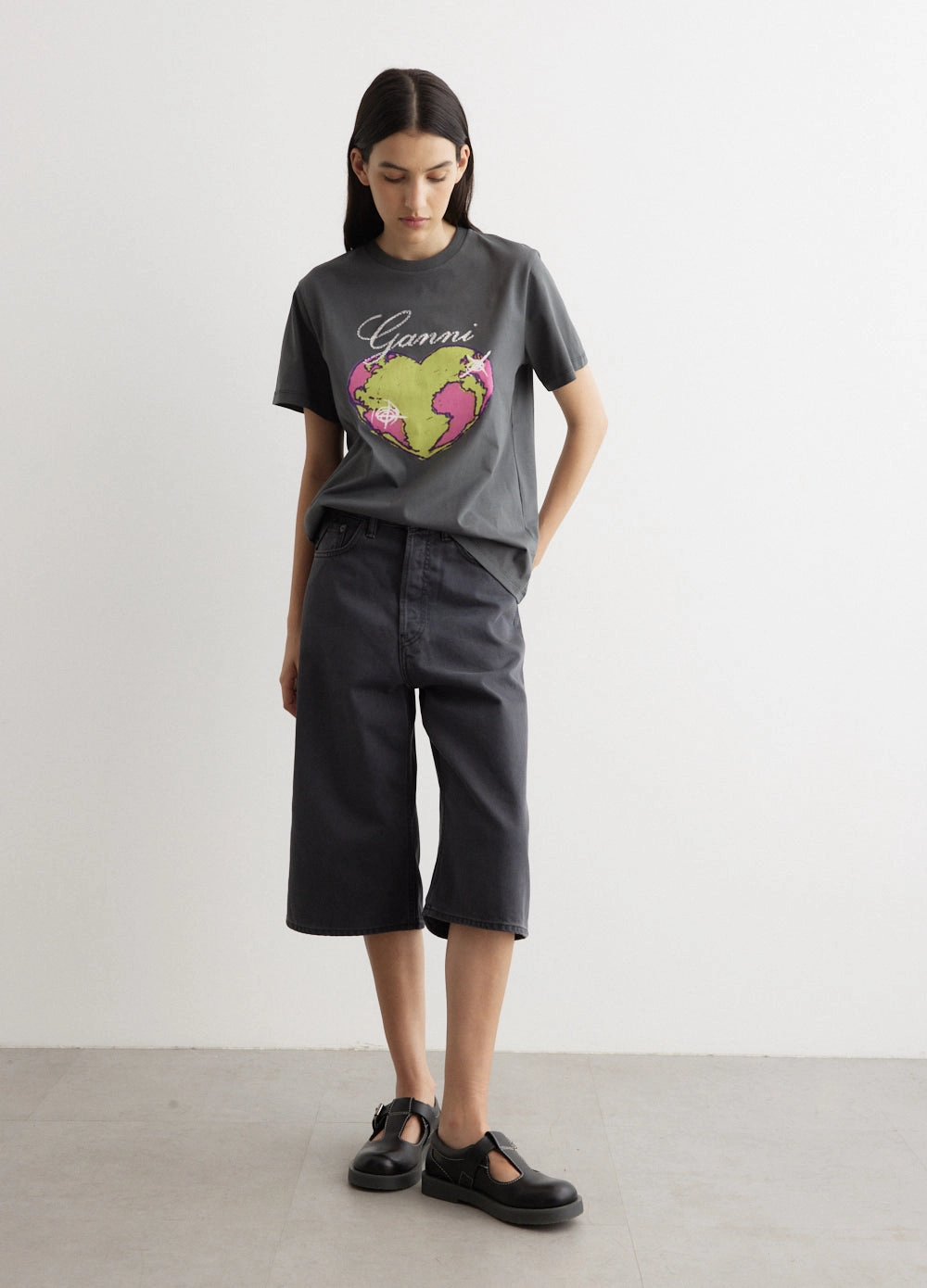 Basic Jersey Heart Relaxed T-Shirt