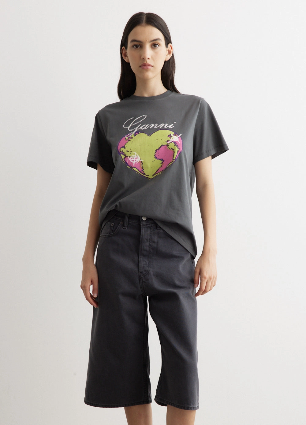 Basic Jersey Heart Relaxed T-Shirt