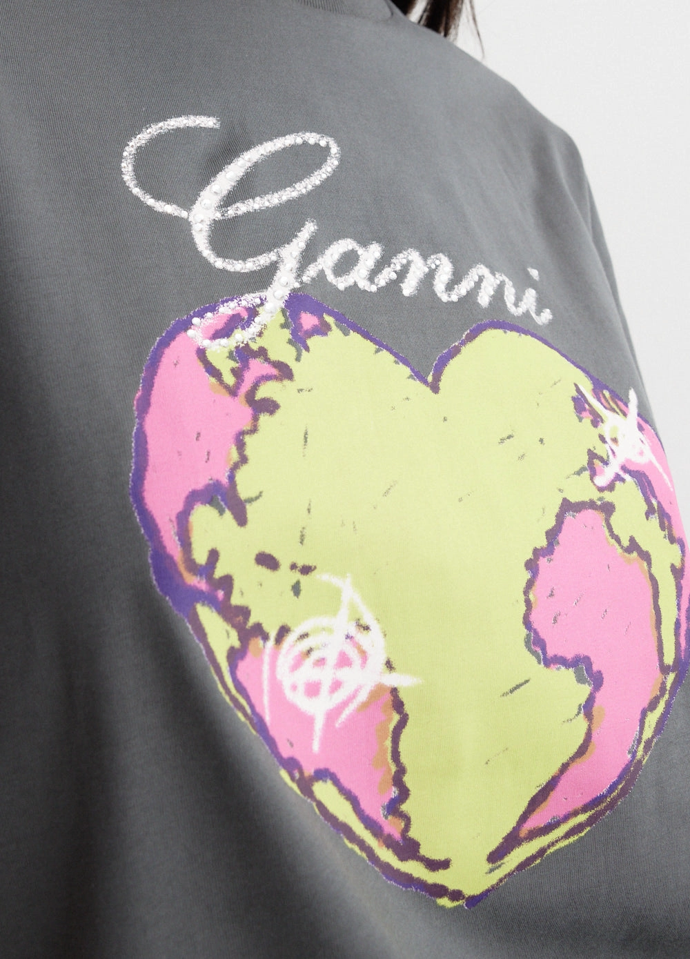 Basic Jersey Heart Relaxed T-Shirt