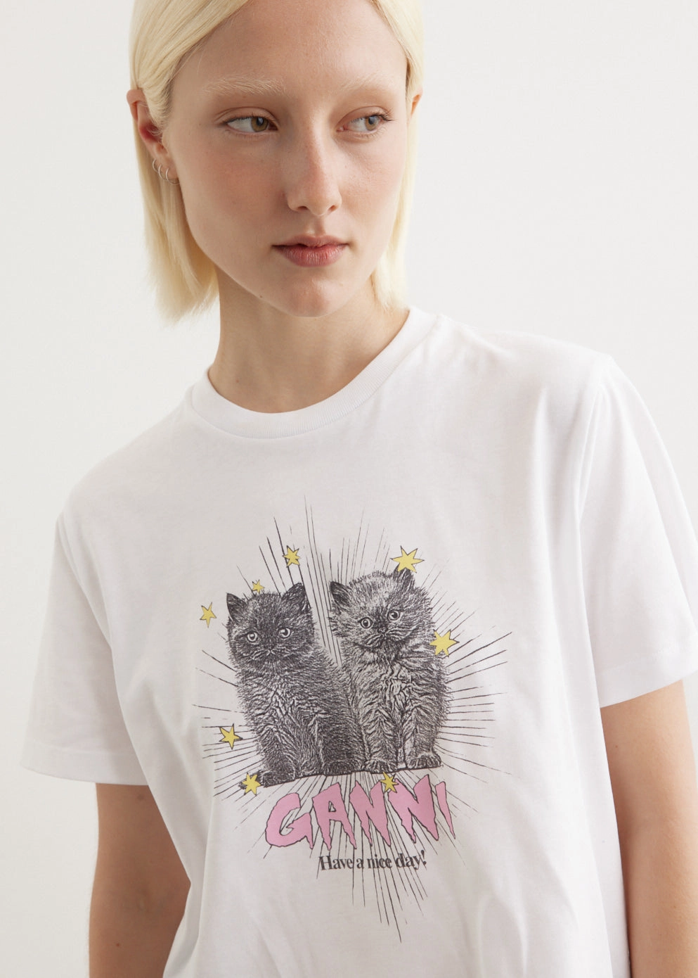 Basic Jersey Kittens Relaxed T-Shirt