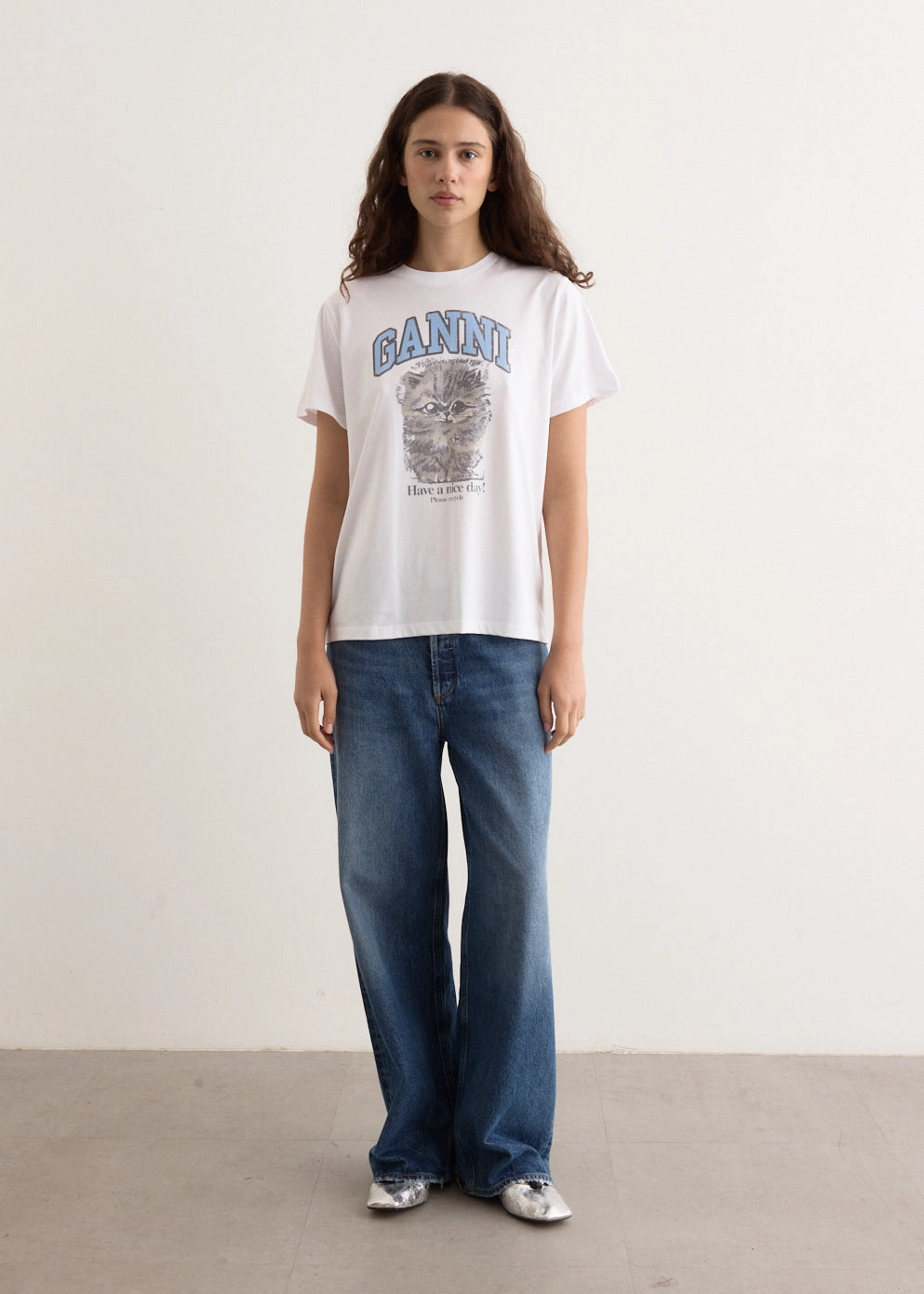 Basic Jersey Kitty Margot Relaxed T-Shirt