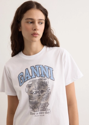 Basic Jersey Kitty Margot Relaxed T-Shirt