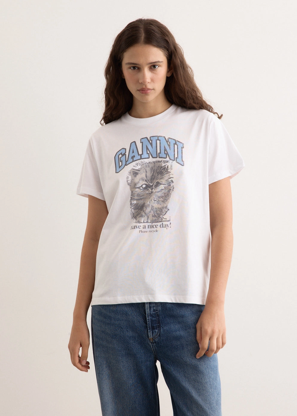Basic Jersey Kitty Margot Relaxed T-Shirt