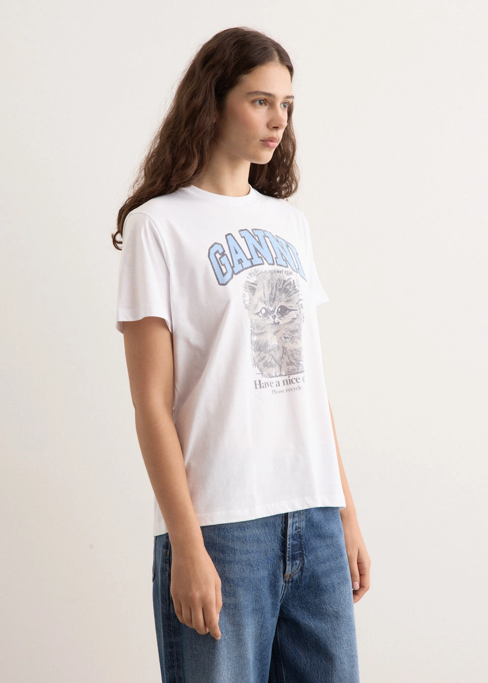 Basic Jersey Kitty Margot Relaxed T-Shirt