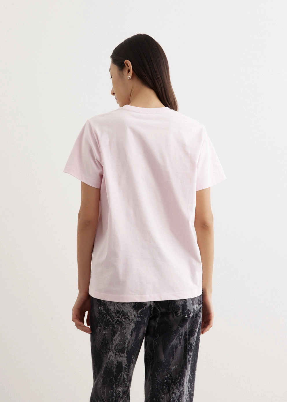 Basic Jersey Leopard Relaxed T-Shirt