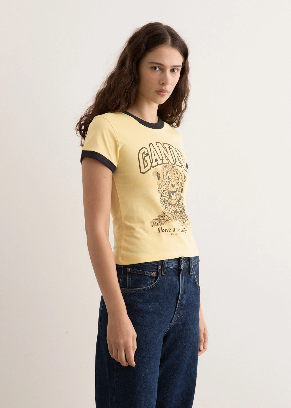 Basic Jersey Leopard Small T-Shirt