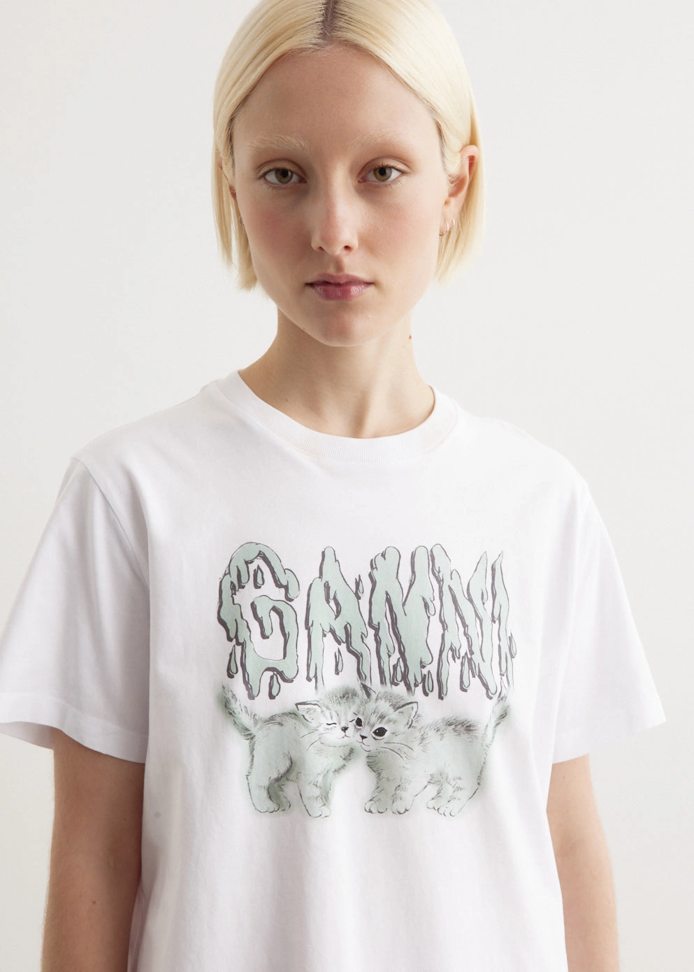 Basic Jersey Love Cats Relaxed T-Shirt