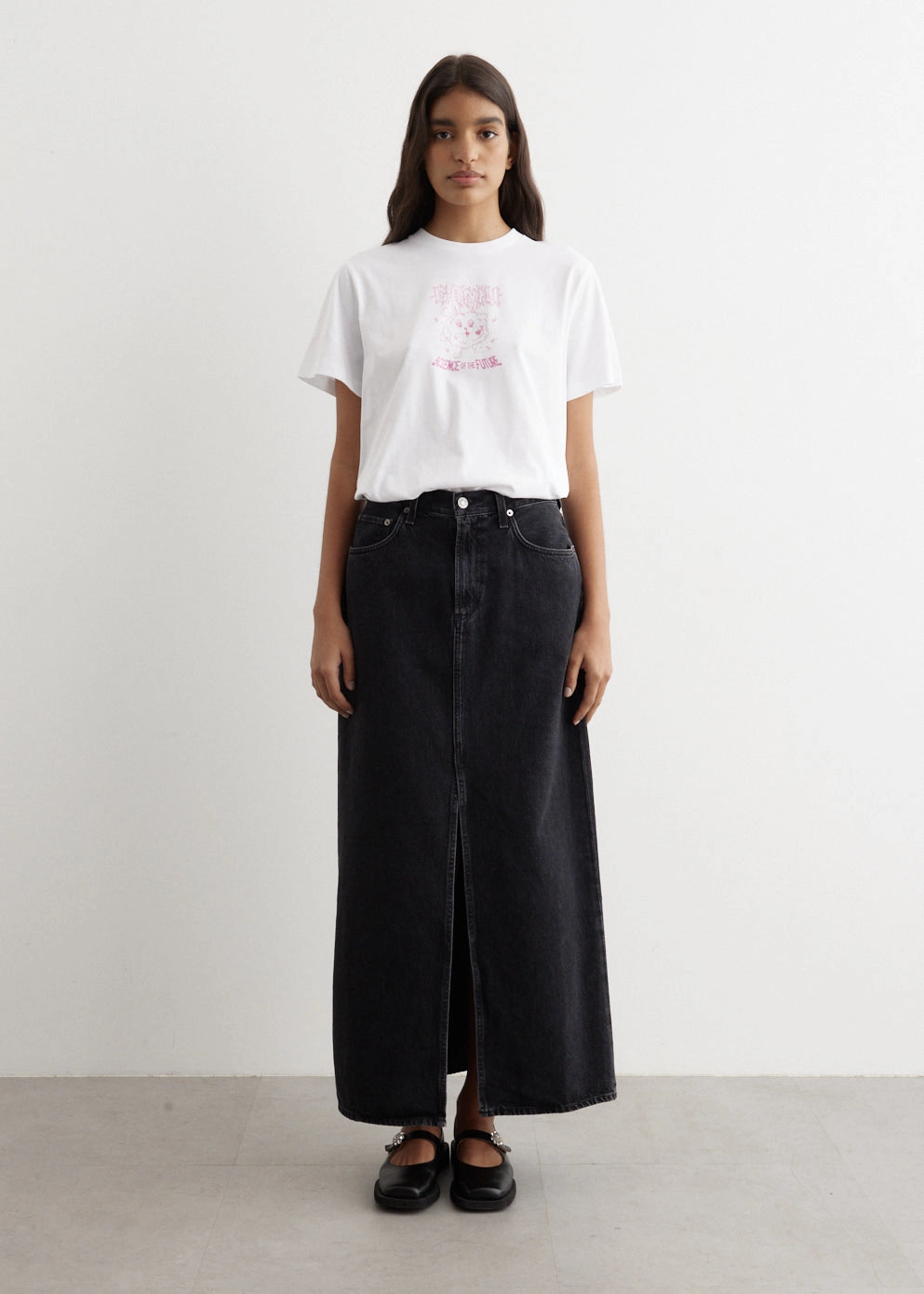 Basic Jersey Pink Bunny Relaxed T-Shirt