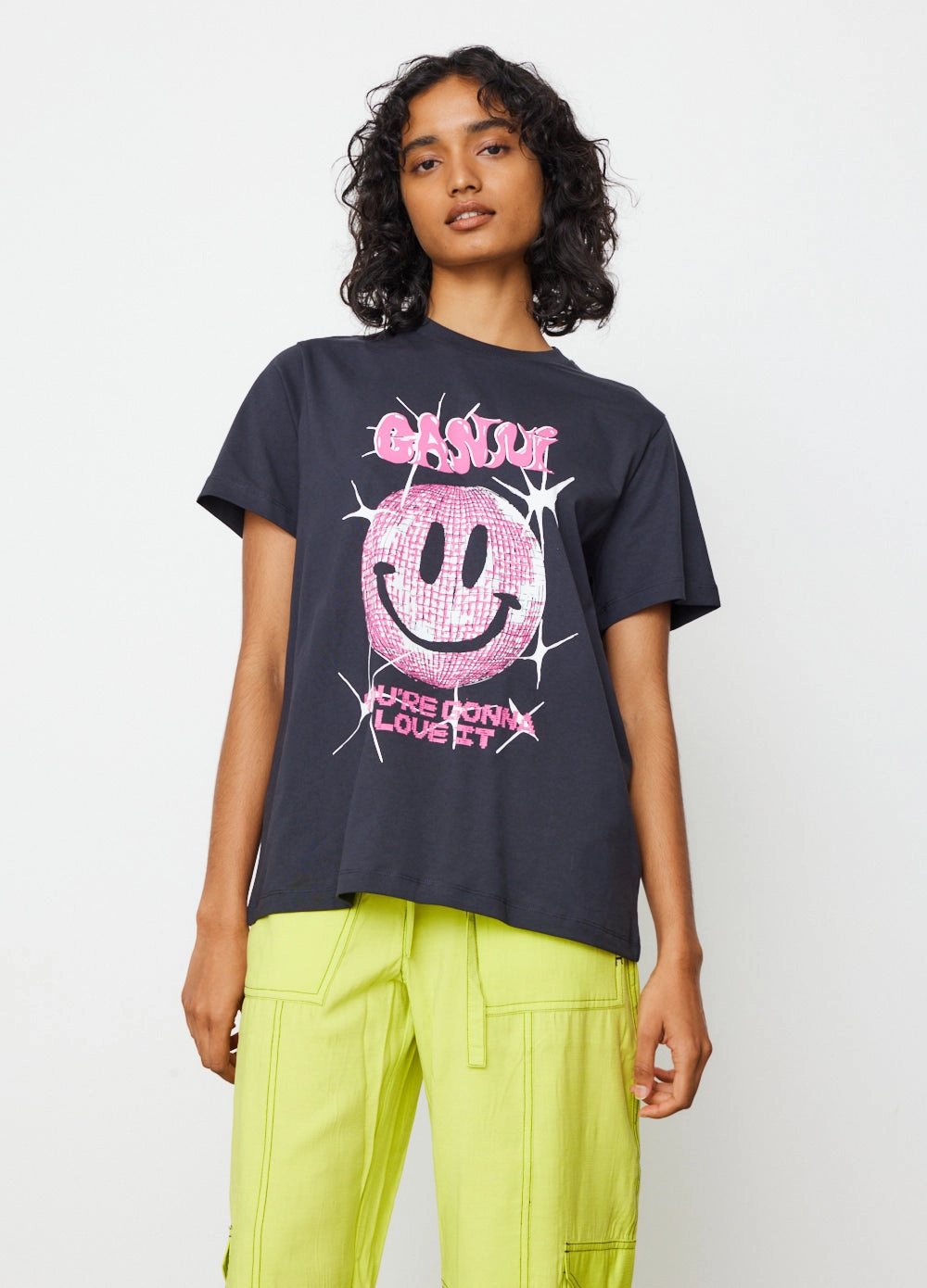 Basic Jersey Smiley T-Shirt