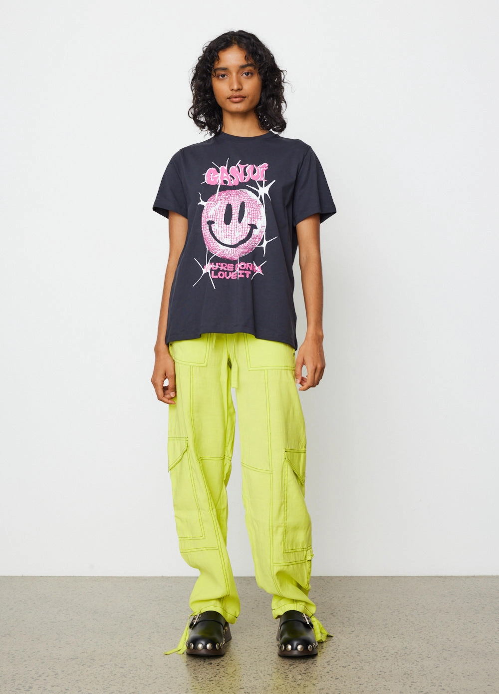 Basic Jersey Smiley T-Shirt