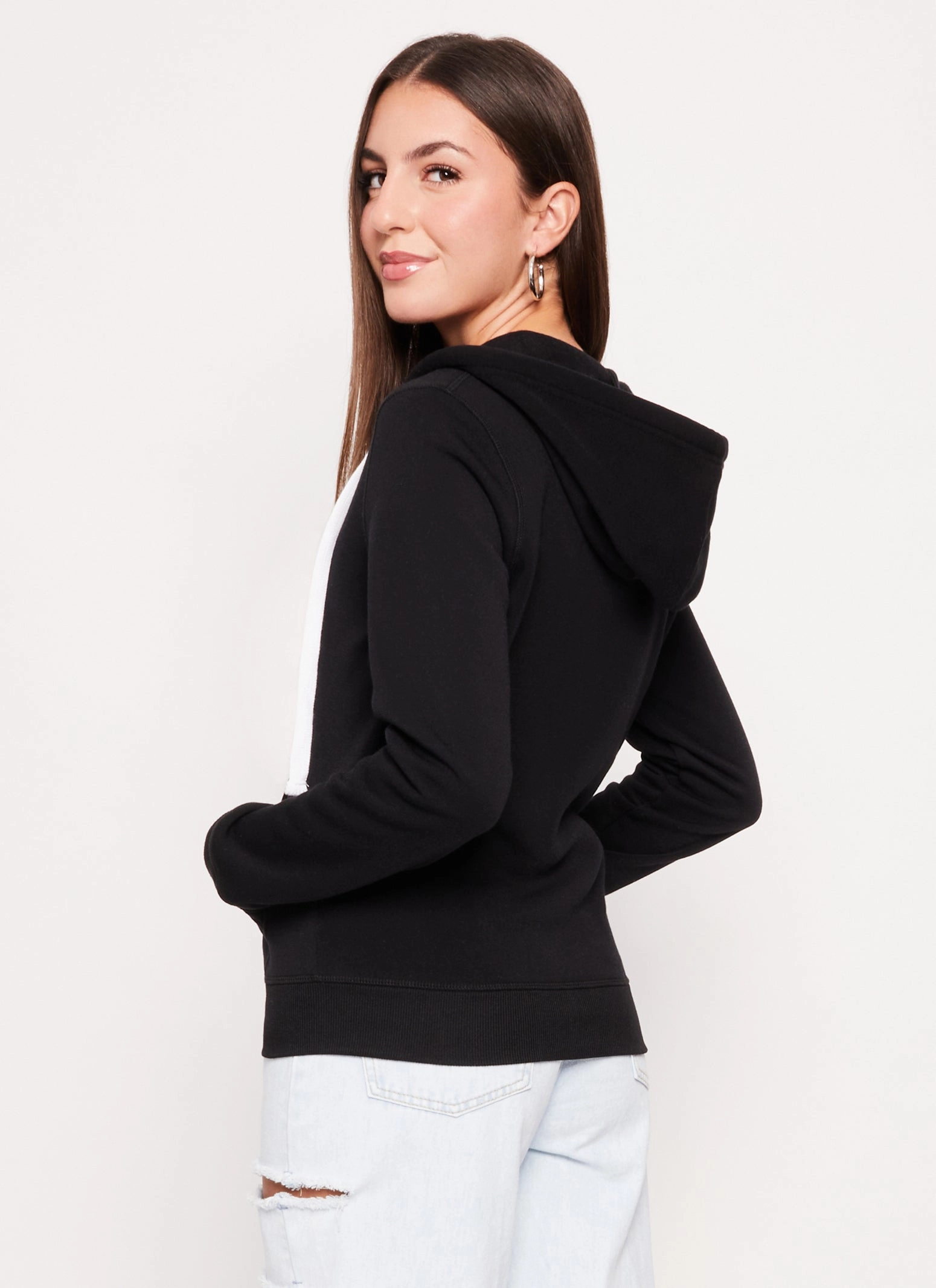 Basic Zip Front Hoodie