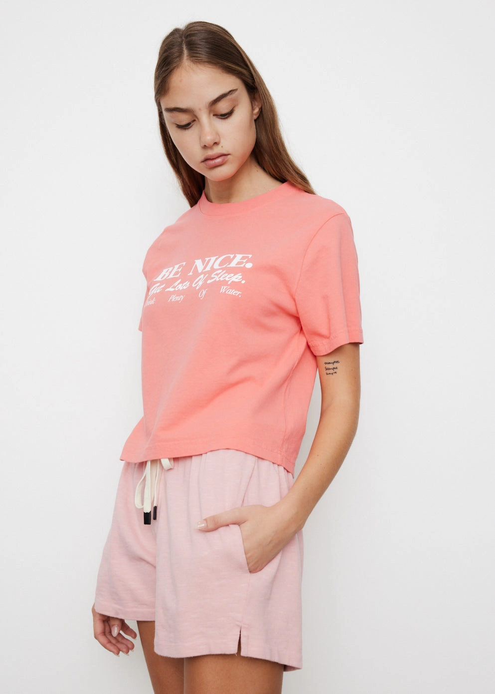 Be Nice Cropped T-Shirt