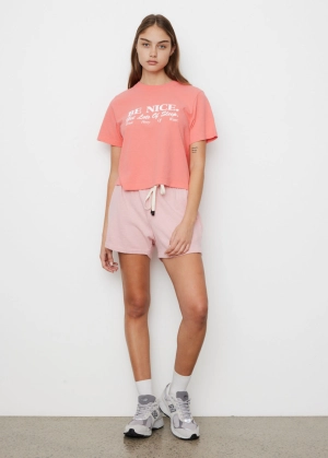Be Nice Cropped T-Shirt