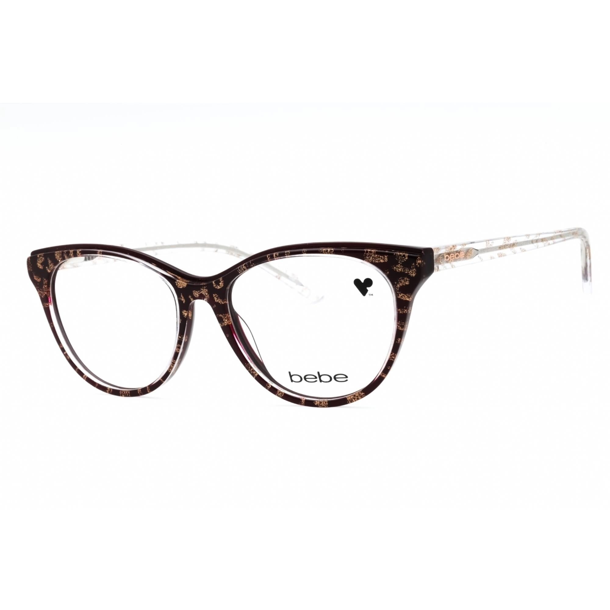 Bebe Women's Eyeglasses - Burgundy Acetate Full Rim Cat Eye Shape Frame | BB5189 610