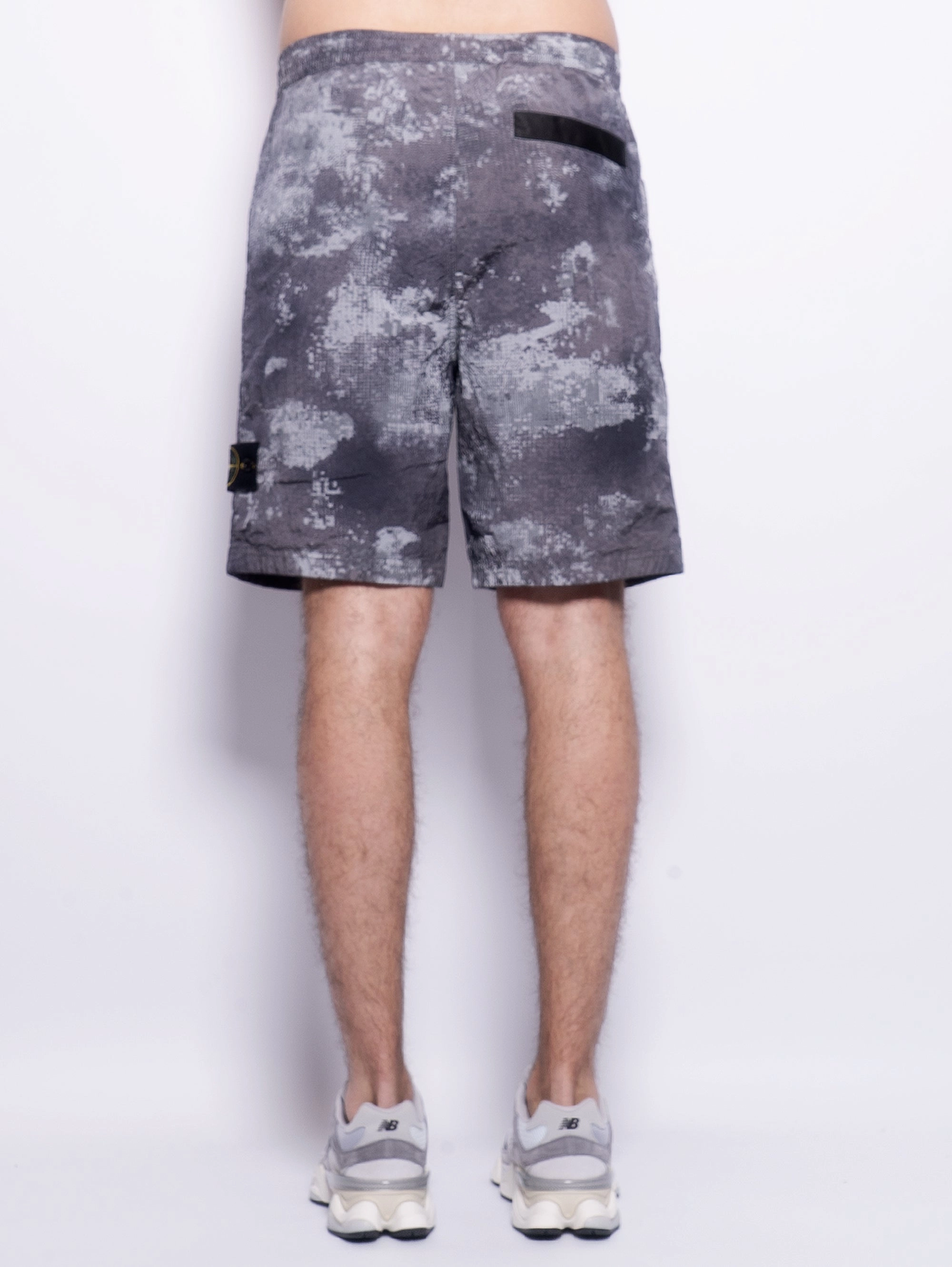 Bermuda Econyl Camouflage Grey