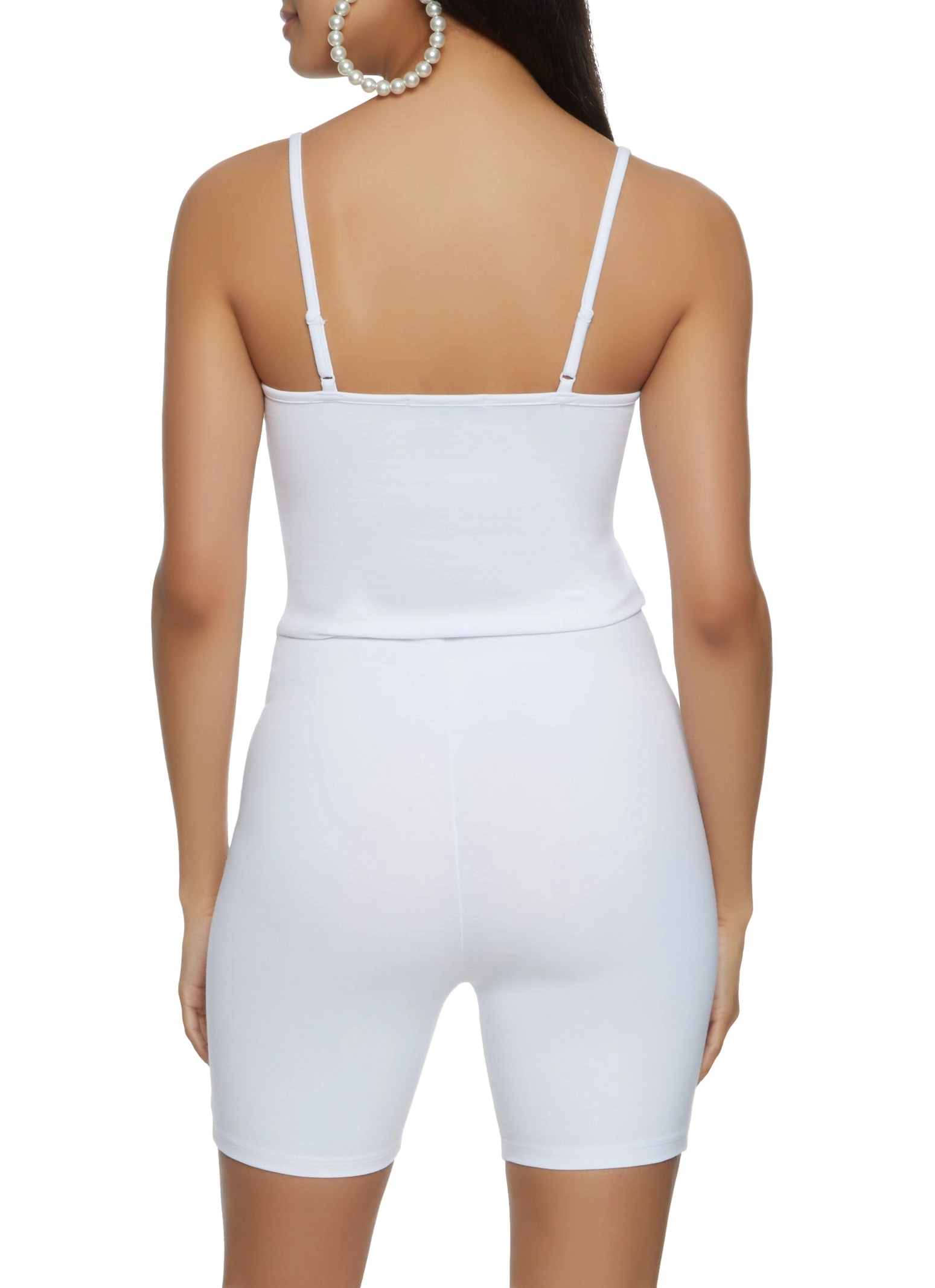 Bike Short Cami Romper