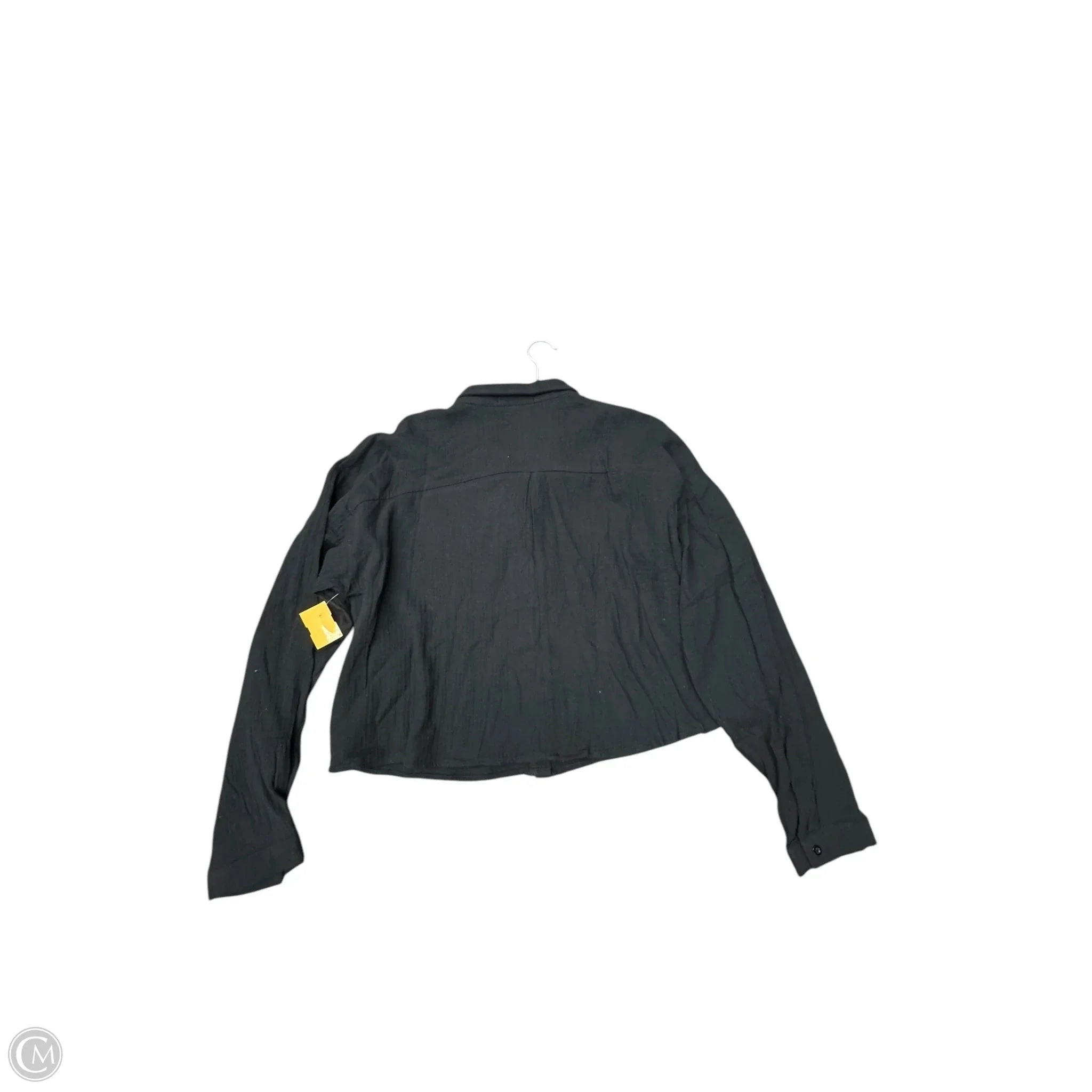 Blouse Long Sleeve By Hyfve In Black, Size: L