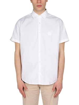 Boss Hugo Boss Logo Patch Short-Sleeved Shirt